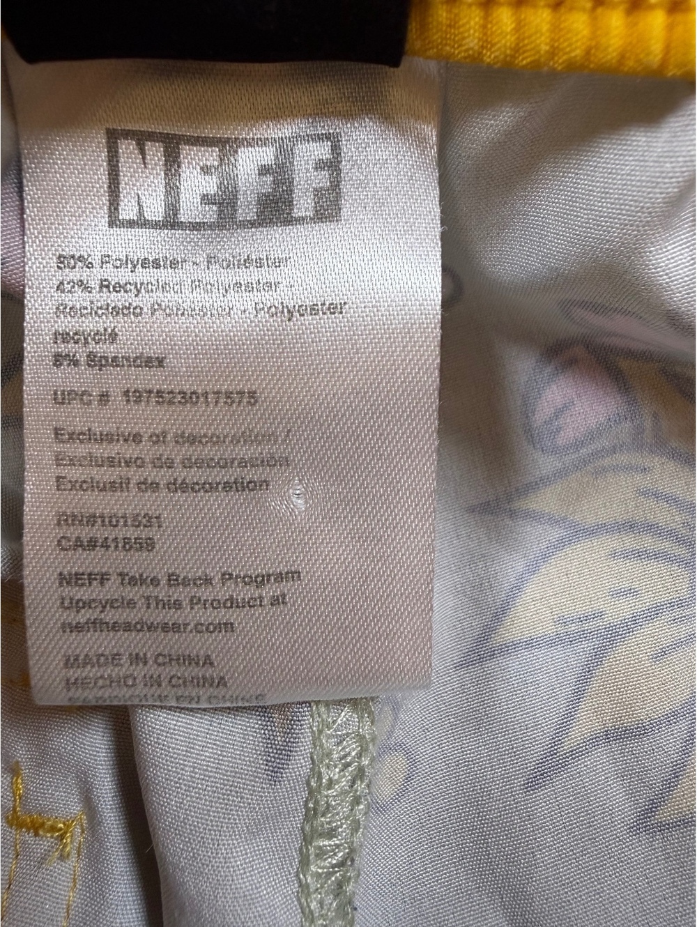 Neff Duck Print Swim Trunks - Picture 5 of 9